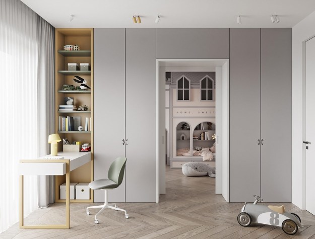 deciji kutak za ucenje moderna decija soba